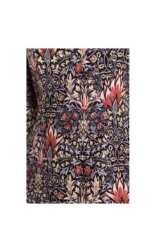 M877 Sukienka we wzór z szerokimi mankietami - model 1