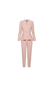 M878 Kombinezon z baskinką - beżowy