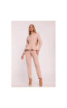 M878 Kombinezon z baskinką - beżowy