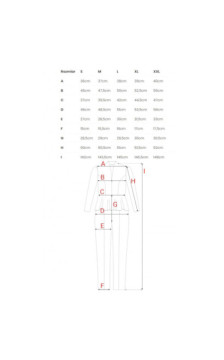 M878 Kombinezon z baskinką - chabrowy