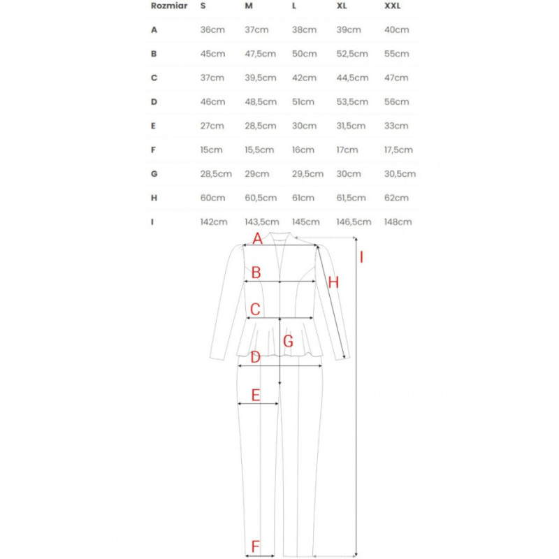 M878 Kombinezon z baskinką - mokka