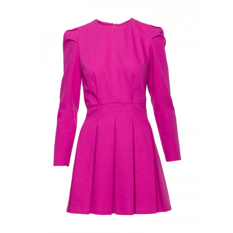 M884 Sukienka denim - różowa