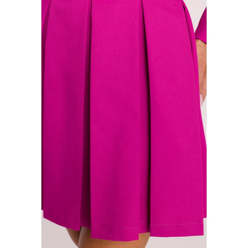 M884 Sukienka denim - różowa