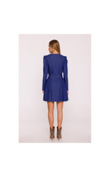 M884 Sukienka denim - niebieska