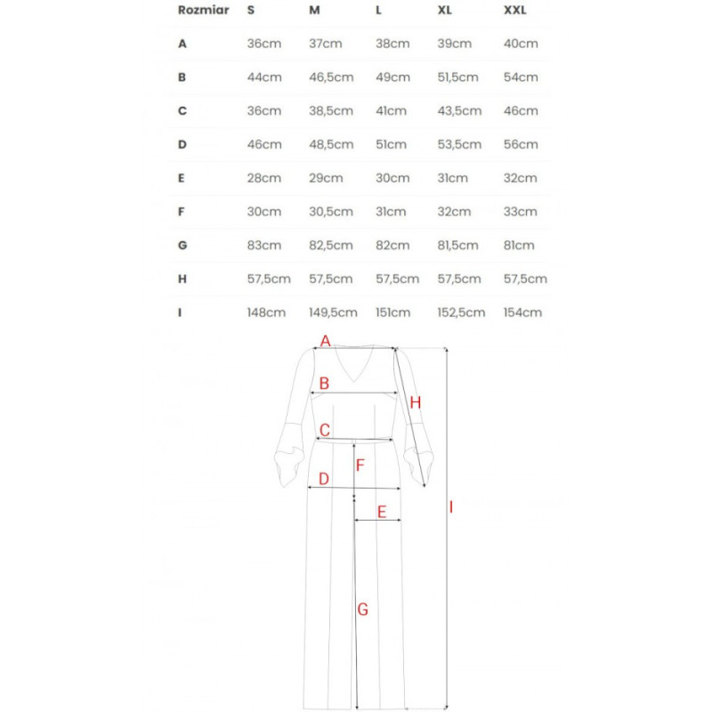 S416 Kombinezon z rękawami z falbaną - khaki