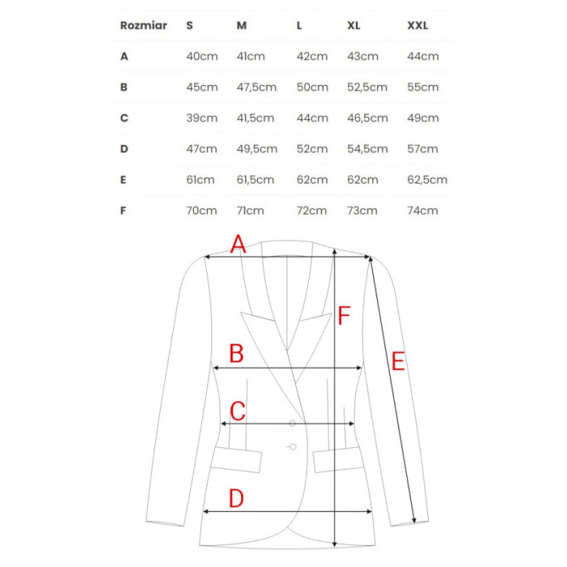 S417 Taliowana marynarka - czarna