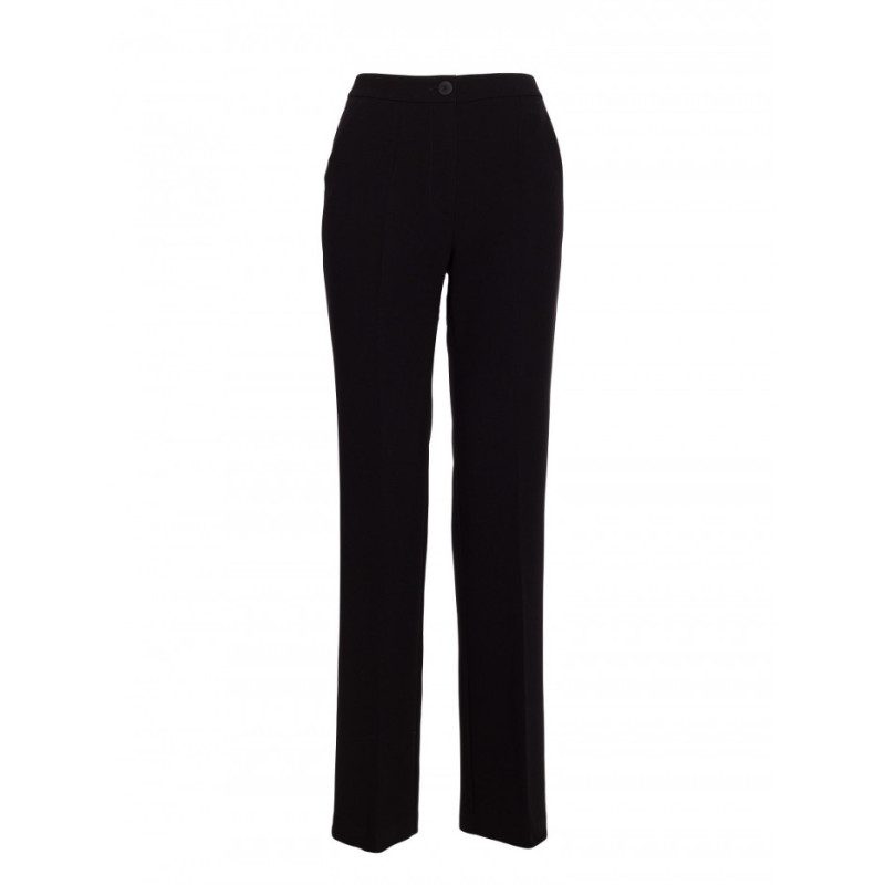 S418 Spodnie garniturowe - czarne