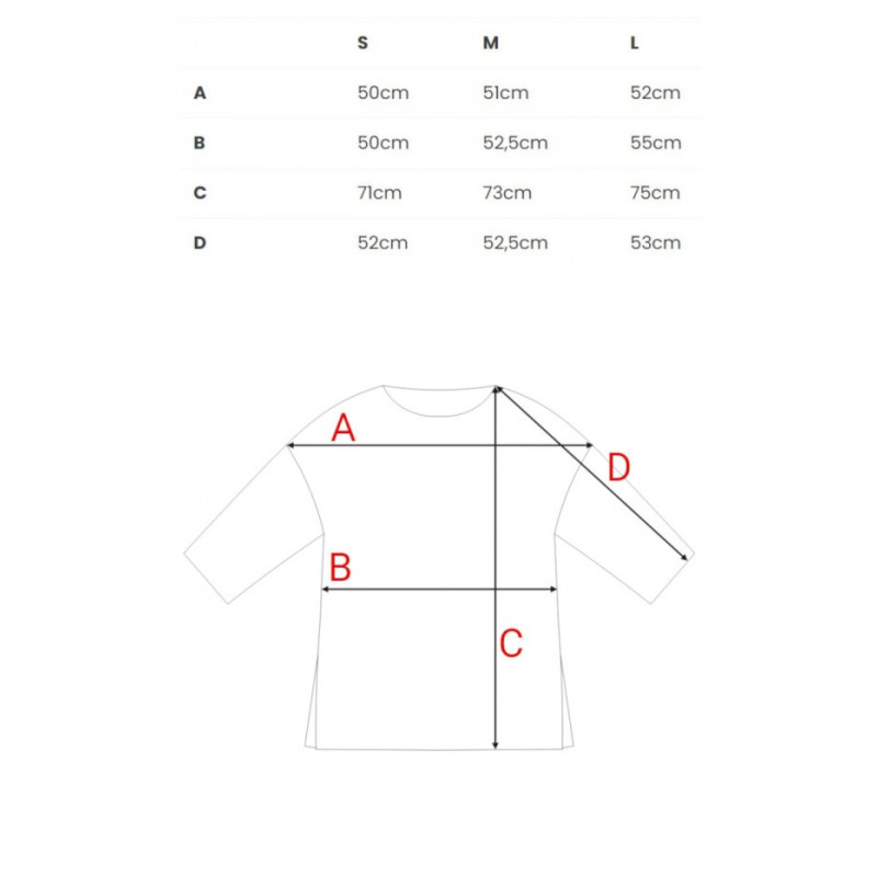 B301 Bluzka z dzianiny prążkowanej - śliwkowa