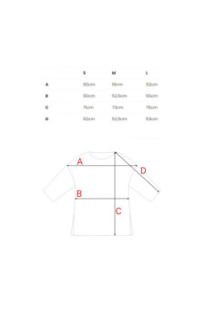 B301 Bluzka z dzianiny prążkowanej - czarna