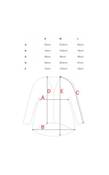 B304 Bluzka dzianinowa z dekoltem V - bordowa