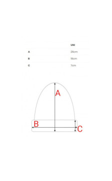 M897 Czapka splot warkocz - szara