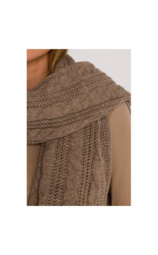 M898 Szal splot warkocz - beżowy