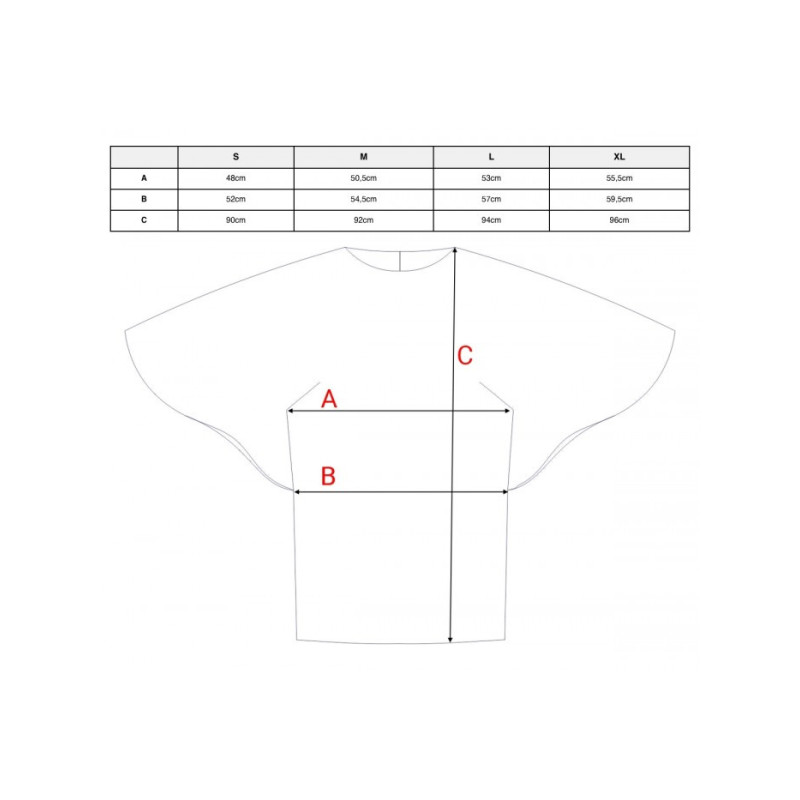 S426 Sukienka z rękawami kimonowymi - śliwkowa