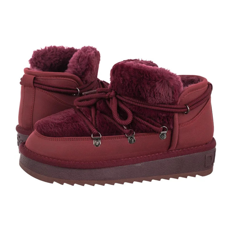 D.Franklin Nordic Trk Fur Low Burgundy DFSH370011-BURG (DF4-e) batai