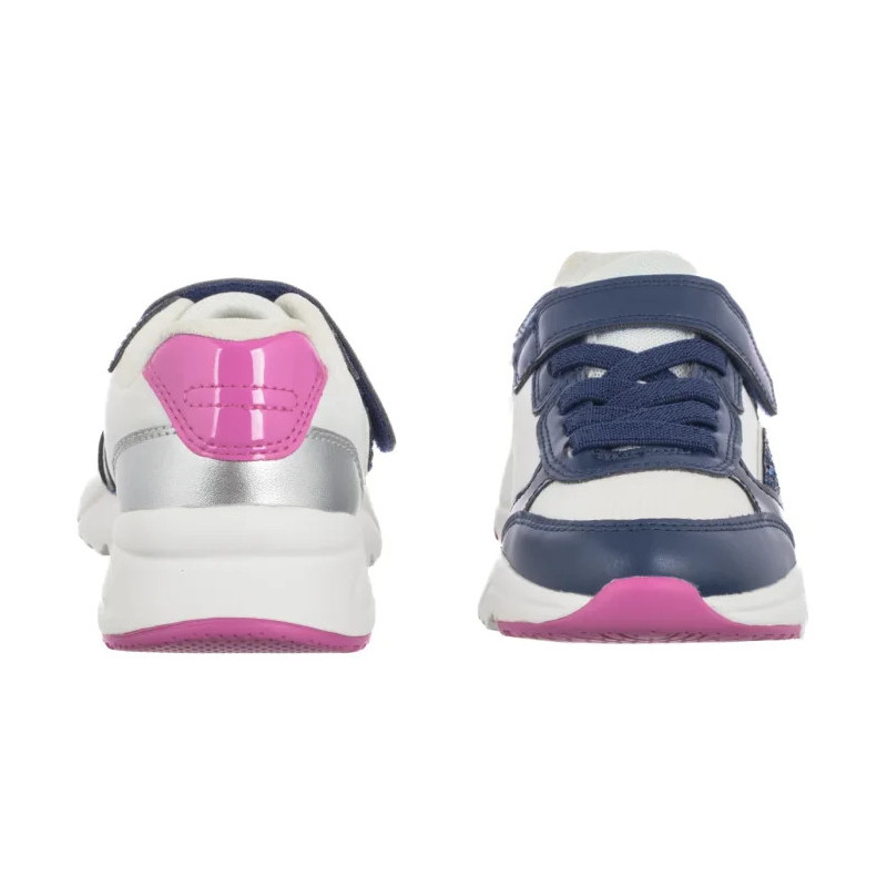 Geox J Loftus A - Gbk+Nylon White/Dk Royal J46M2A 0FU54 C1Z4R (GE204-b) sportiniai bateliai