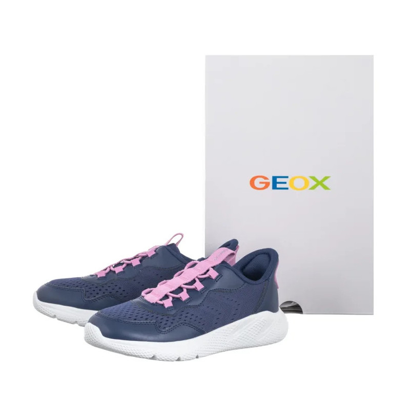 Geox J Sprintye Fast In Dk Royal/Dk Pink J65NTA 01454 C4R8F (GE247-a) sportiniai bateliai