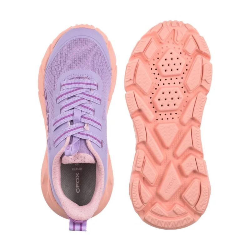 Geox J Flexyper Fast A - Mesh+Trans Lilac/Lt Coral J55N5A 0149J C8R7Q (GE248-a) sportiniai bateliai
