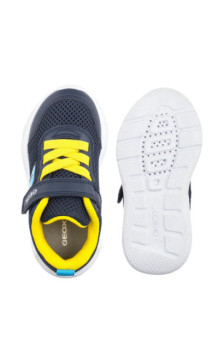 Geox B Sprintye B. C - Mesh+Geobuck Navy/Yellow B454UC 01454 C0657 (GE250-a) sportiniai bateliai