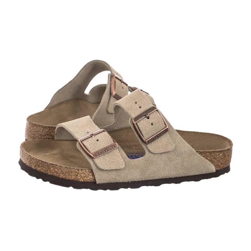 Birkenstock Arizona BS Soft Footbed Taupe 0951301 (BK344-a) Moteriški batai/šlepetės