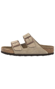 Birkenstock Arizona BS Soft Footbed Taupe 0951301 (BK344-a) Moteriški batai/šlepetės