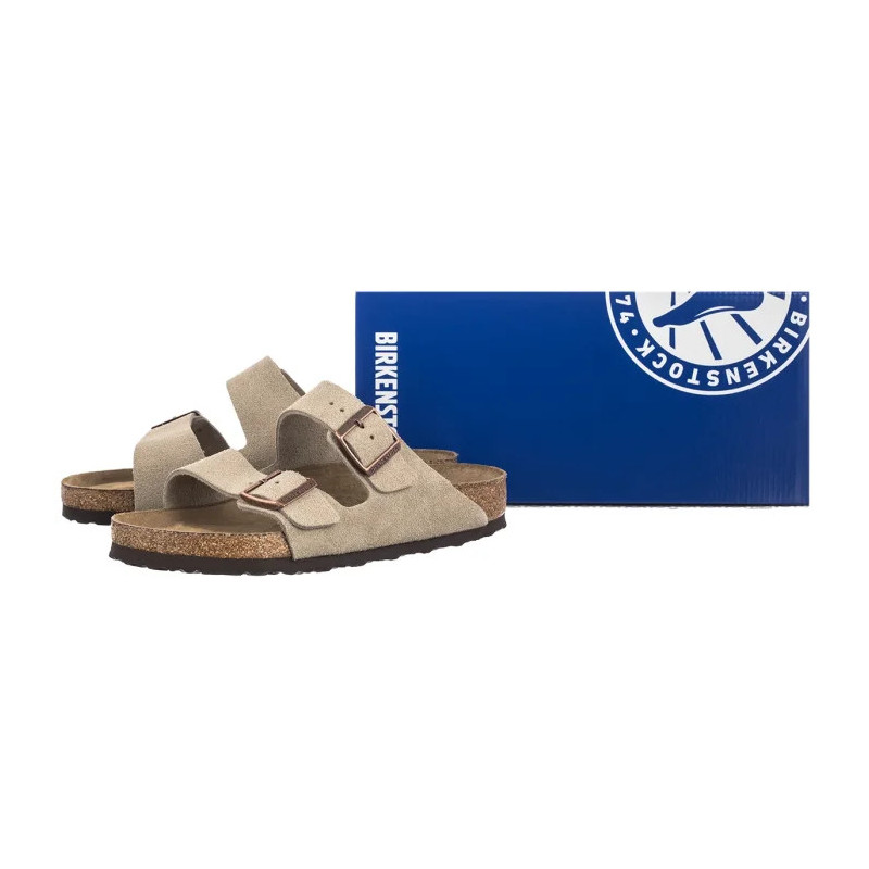Birkenstock Arizona BS Soft Footbed Taupe 0951301 (BK344-a) Moteriški batai/šlepetės