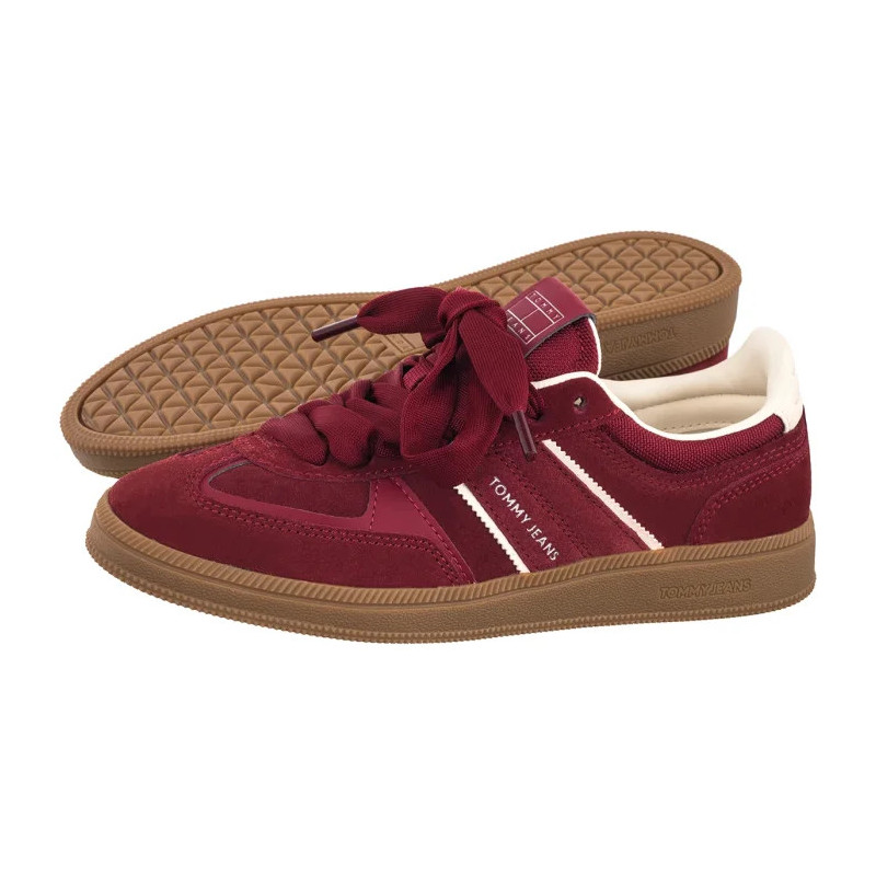 Tommy Hilfiger The Greenwich Edge Suede Deep Dahlia EN0EN02924 XKK (TH1438-a) sportiniai bateliai