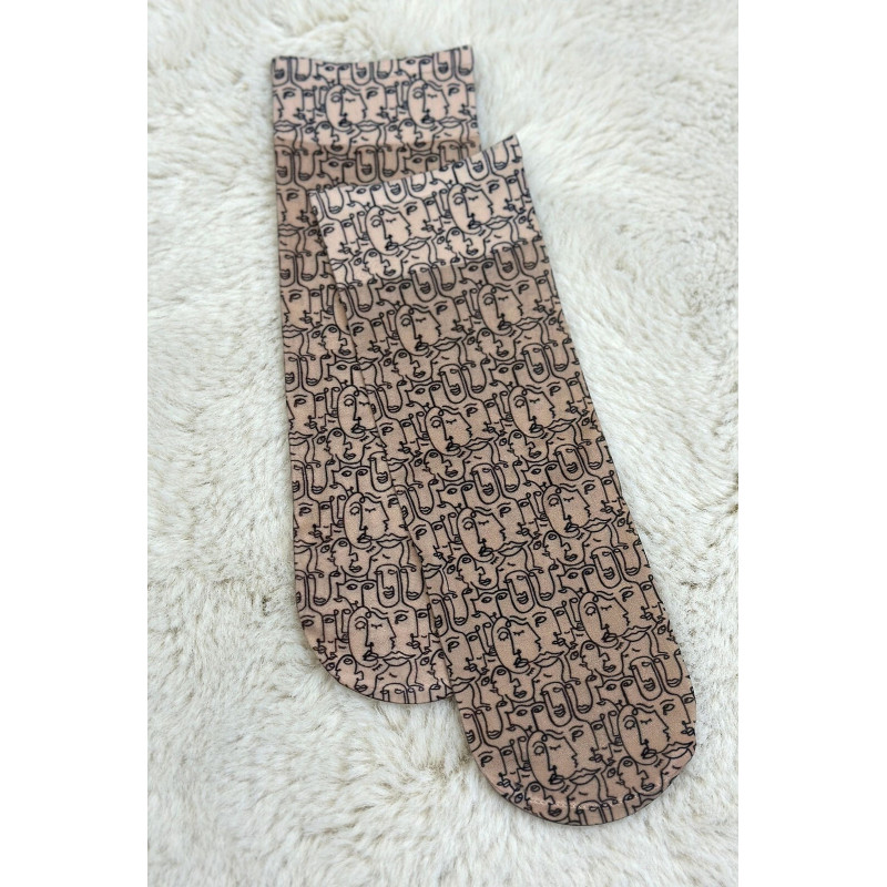 Magnetis moteriškos kojinės su likra