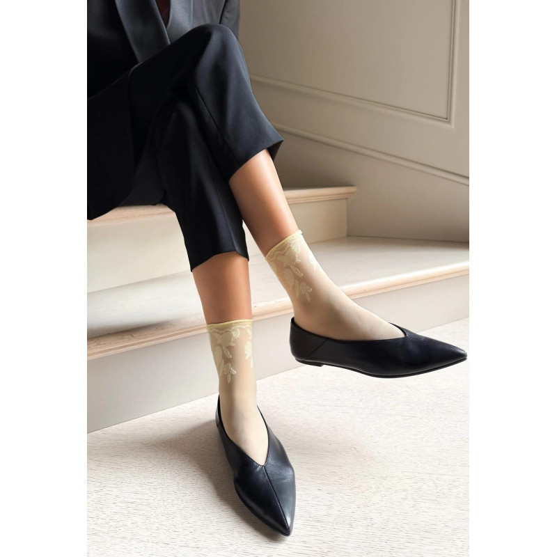 Veneziana moteriškos kojinės su likra