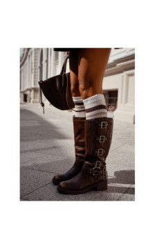 Milena medvilninės kojinės iki kelių 