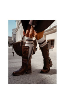 Milena medvilninės kojinės iki kelių 