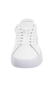 Tommy Hilfiger TH Court Lth Detail Ess White/Desert Sky FM0FM05367 0LD (TH1219-a) sportiniai bateliai