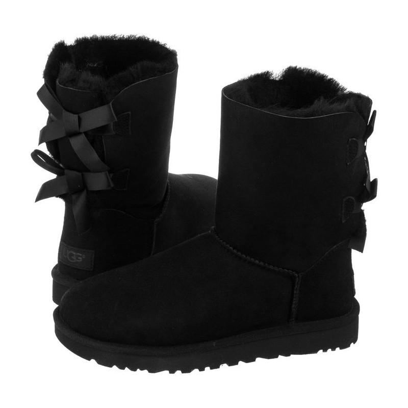 UGG W Bailey Bow II 1016225 W/BLK (UA14-a) batai