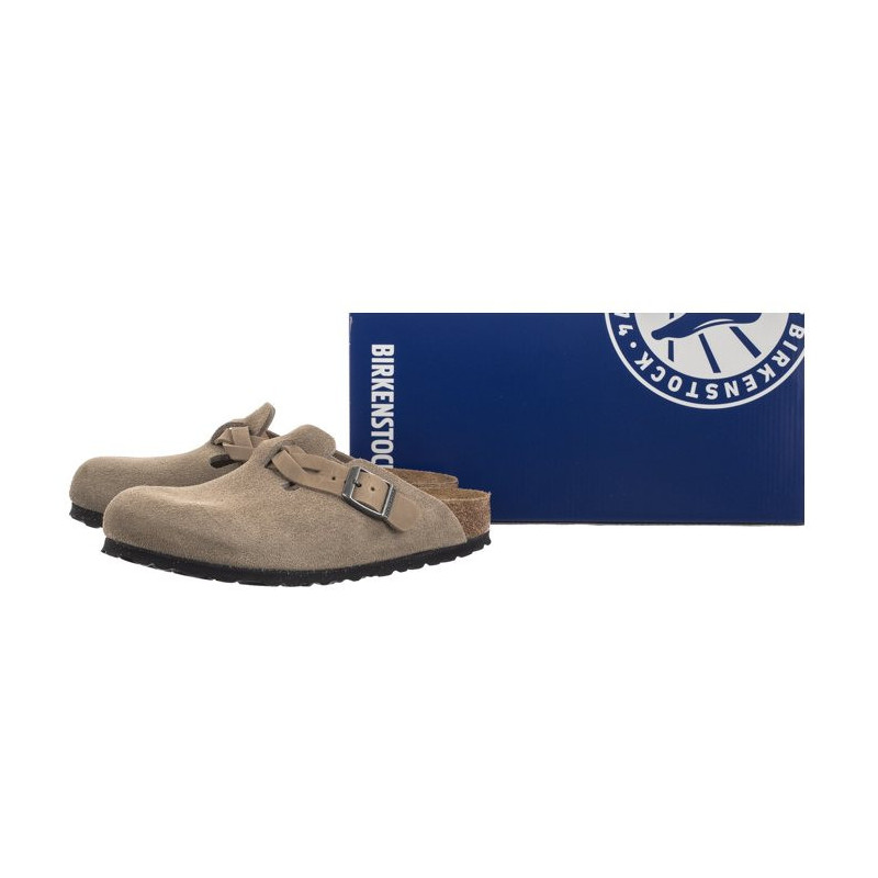 Birkenstock Boston Braided Taupe 1026694 (BK257-a) Moteriški batai/šlepetės