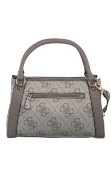Guess Karnilla Logo Gfriend Satchel HWOS99 01060 Dark Taupe Logo (GU852-a) rankinė