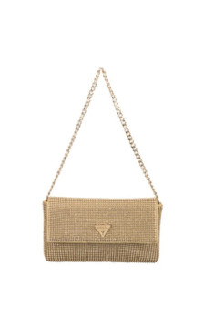 Guess Zalina Flap Clutch HWRP93 50700 Gold (GU853-a) rankinė