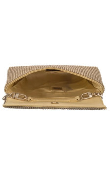 Guess Zalina Flap Clutch HWRP93 50700 Gold (GU853-a) rankinė