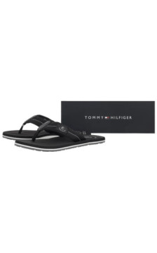Tommy Hilfiger Patch Hilfiger Beach Sandal Black FM0FM05804 BDS (TH1440-a) batai