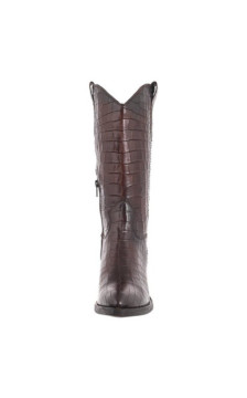 Tamaris Brązowe 1-25706-43 397 Brown Croco (TM502-a) bateliai