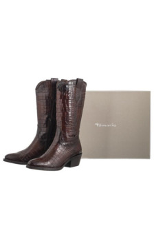 Tamaris Brązowe 1-25706-43 397 Brown Croco (TM502-a) bateliai