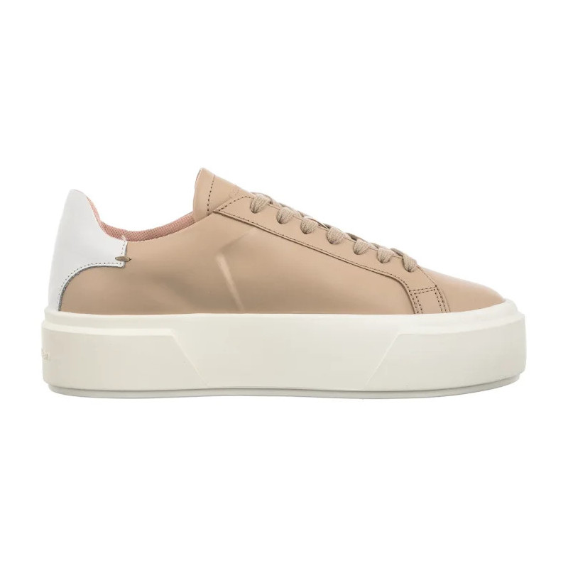 Calvin Klein Flatform Lace Up Lth Mg Triple Bright White YW0YW01928 0K4 (CK710-c) bateliai