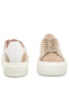 Calvin Klein Flatform Lace Up Lth Mg Triple Bright White YW0YW01928 0K4 (CK710-c) bateliai