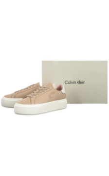 Calvin Klein Flatform Lace Up Lth Mg Triple Bright White YW0YW01928 0K4 (CK710-c) bateliai