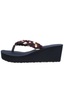 Tommy Hilfiger TH Wedge Braided Summer Sandal Rwb FW0FW09198 0GY (TH1441-a) batai