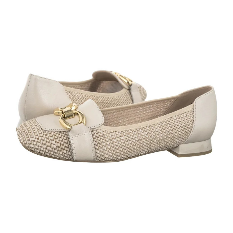 Caprice Beżowe 9-24201-46 199 Offwhite Comb (CP453-a) batai