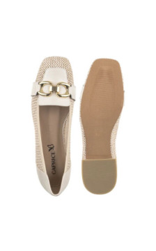 Caprice Beżowe 9-24201-46 199 Offwhite Comb (CP453-a) batai