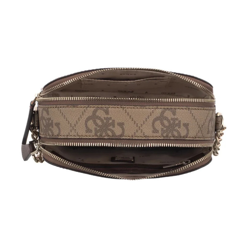 Guess Noelle II Crossbody Camera HWSO96 72140 Latte Logo/Brown (GU857-a) rankinė