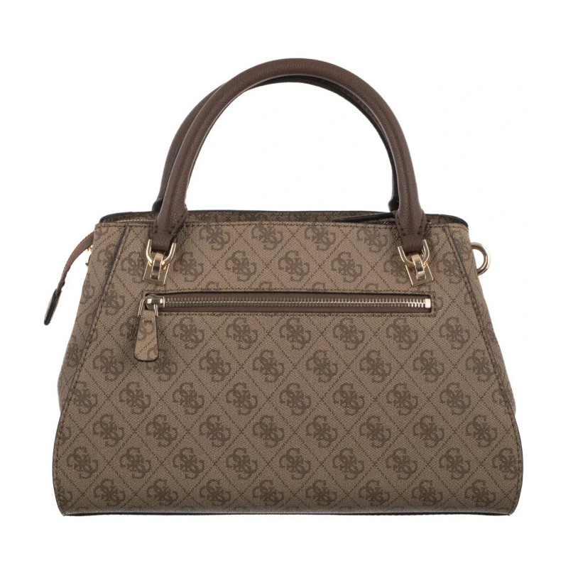 Guess Noelle II Luxury Satchel HWBG96 72070 Latte Logo/Brown (GU794-b) rankinė