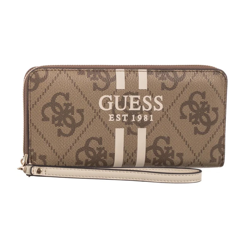 Guess Laurel II Slg Large Zip Around SWOS74 59146 Latte Logo (GU774-a) rankinė