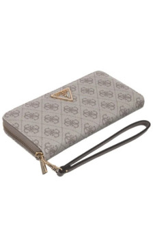 Guess Laurel II Slg Large Zip Around SWSG74 59146 Dark Taupe Logo (GU775-c) rankinė