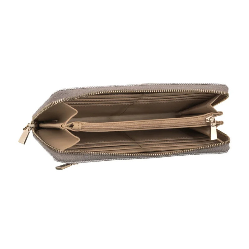 Guess Laurel II Slg Large Zip Around SWSG74 59146 Dark Taupe Logo (GU775-c) rankinė